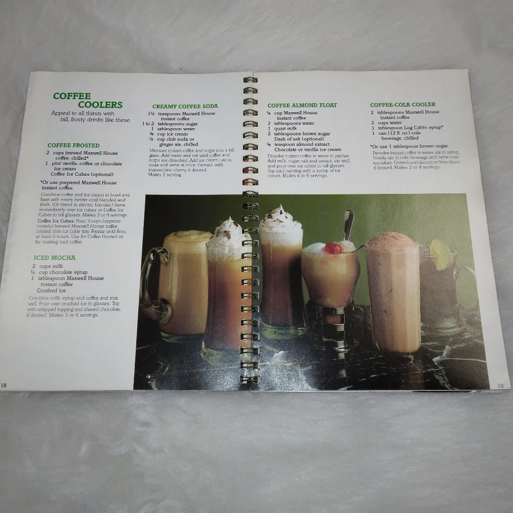 BOOK Coffee Makes It Delicious, the coffee cookbook from Maxwell House C…